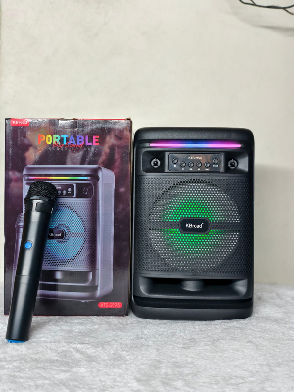 WhatsApp Image 2025-11-23 at 09.20.56 (1) KTS-2195 Party karaoke Speaker - Image 1